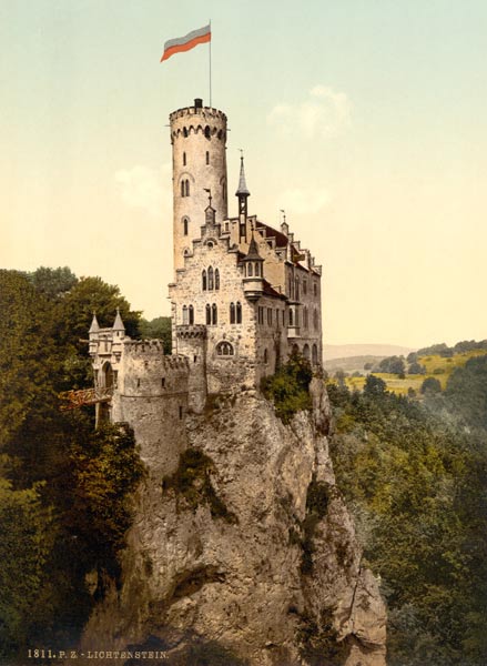 Lichtenstein Castle nr.Honau od 