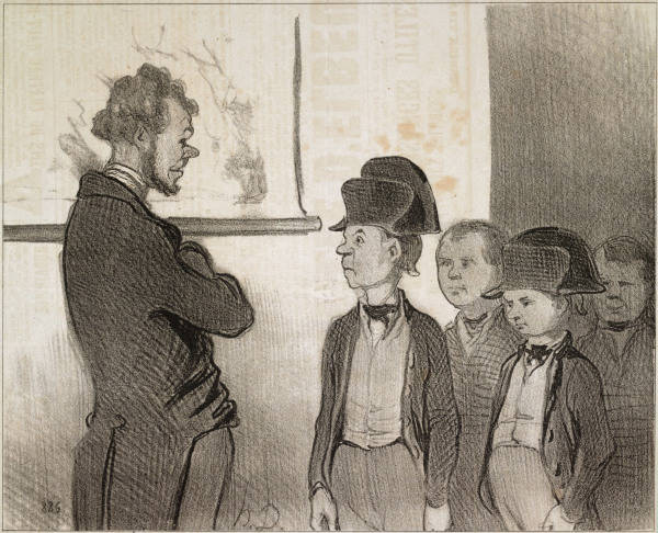 School, ...nouvel uniform / H.Daumier od 