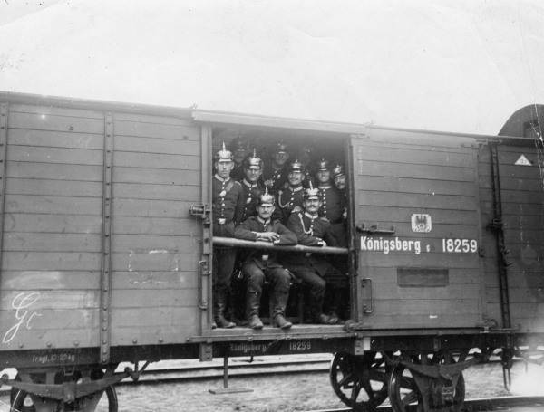 Soldiers on a Troop Transport / Photo od 