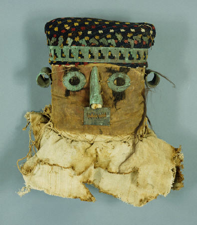 South Coast Cloth Funerary Head, South America od 