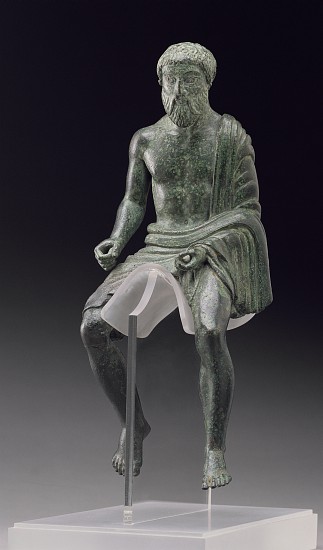 Statuette of a rider, Etruscan, late 5th century BC od 