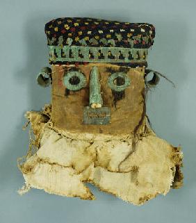 South Coast Cloth Funerary Head, South America