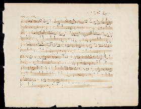 Autographed Manuscript  Of ''Valse Opus 70 No