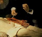 The Anatomy Lesson of Dr. Nicolaes Tulp, 1632 (detail of 7543)