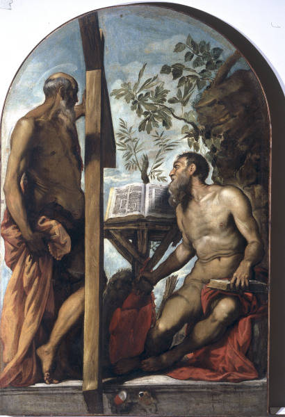 Tintoretto /Andreas & Jerome/ Ptg./ C16 od 