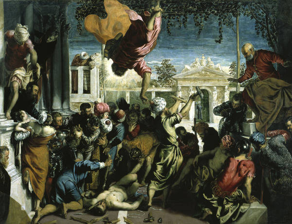 Tintoretto, real name Jacopo Robusti 1518-1594. - ''The Miracle of Saint Mark'' (Mark frees a slave) od 