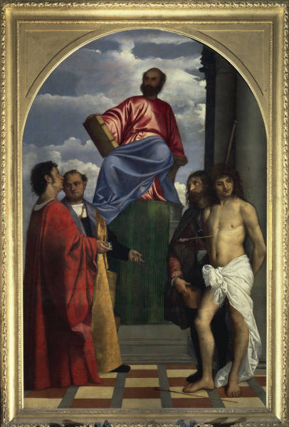 St.Mark on the throne / Titian / c.1511 od 