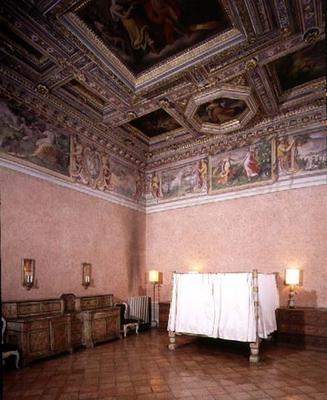 The 'Camera degli Elementi' (Hall of the Elements) designed by Nanni di Baccio Bigio (d.1568) and Ba od 