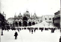 The Collapse of the Campanile, 14th of July 1902 (b/w photo)