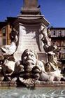 The Pantheon Fountain surmounted by an obelisk of Ramses the Great erected in 1711 (photo)