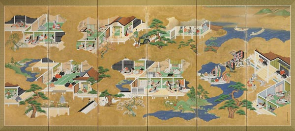 Various Scenes Of The Tale Of Genji od 