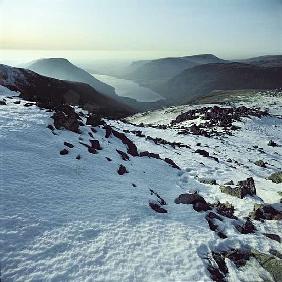 View of Wastwater from Scafell Pike