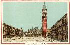 Venice, Piazza S.Marco, Colour litho.