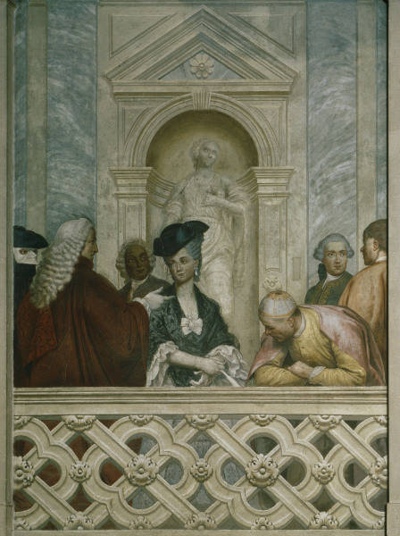 Venice, Pal.Grassi, Fresco Morlaiter od 
