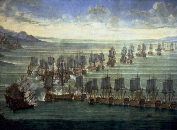 Venetian & Turk.Fleet 1645-71 / Paint. od 