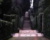 View of a garden walkway, designed by Pirro Ligorio (c.1500-83) for Cardinal Ippolito II d'Este (150