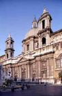 View of Saint Agnes in Agony, designed by Franceso Borromini (1599-1667) 1653-57 (photo)