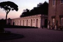 View of the arcaded terrace and part of the facade, designed by Nanni di Baccio Bigio (d.1568) and B