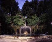 View of the 'Fontana Ovale' (Oval Fountain) designed by Pirro Ligorio (c.1500-83) for Cardinal Ippol