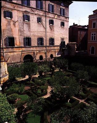 View of the gardens, designed by Antonio da Sangallo the Younger (1483-1546) and Nanni di Baccio Big od 