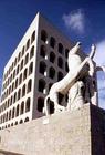 View of the Palazzo del Lavoro, or the Square Colosseum, built in 1938-43 by Giovanni Guerrini, Erne