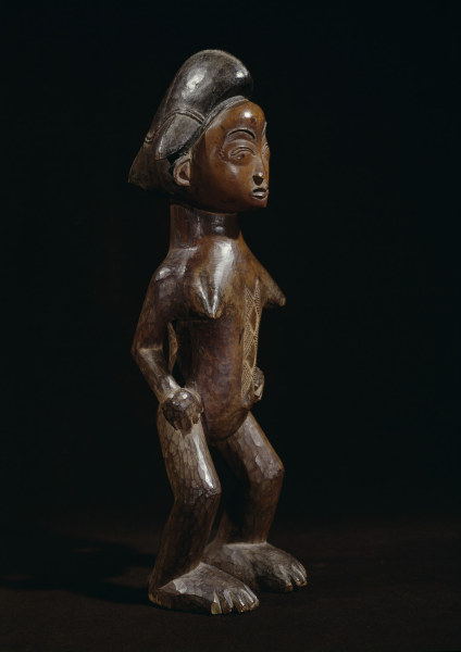 Weibliche Figur, Punu, Gabun / Holz od 