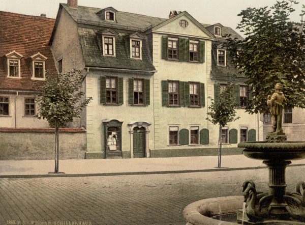 Weimar , Schillers House od 