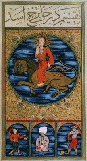 Zodiac / Leo / Turkish miniature / C16