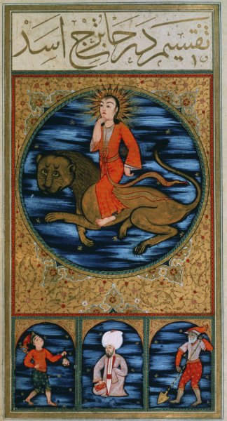 Zodiac / Leo / Turkish miniature / C16 od 