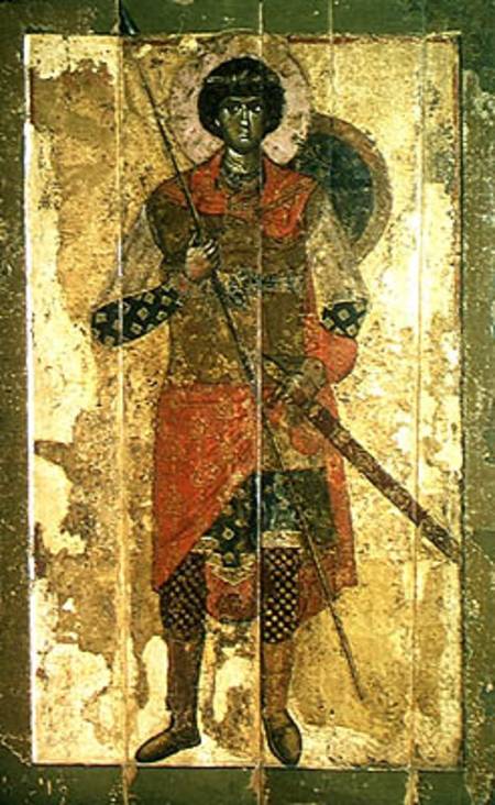 Icon of St. George od Novgorod School