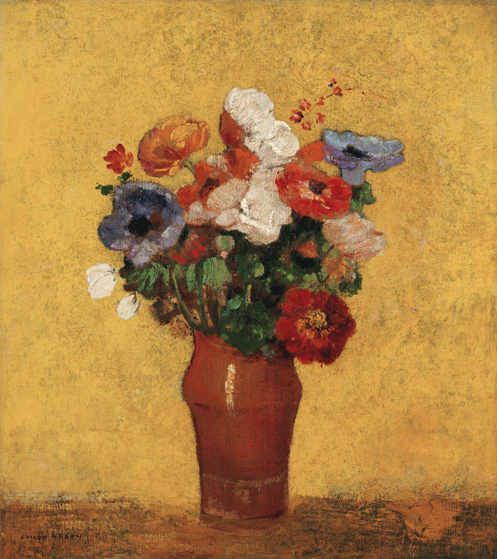 Flowers od Odilon Redon