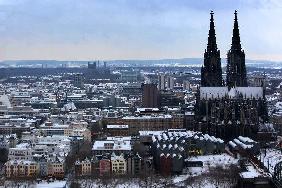 Schnee in Köln