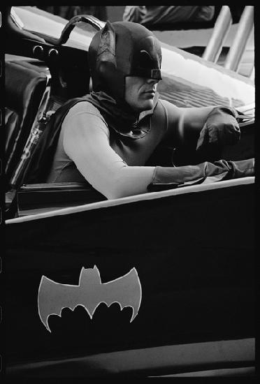 Batman on set of the TV series Batman