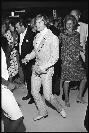 Rudolf Nureyev at a Malibu house party