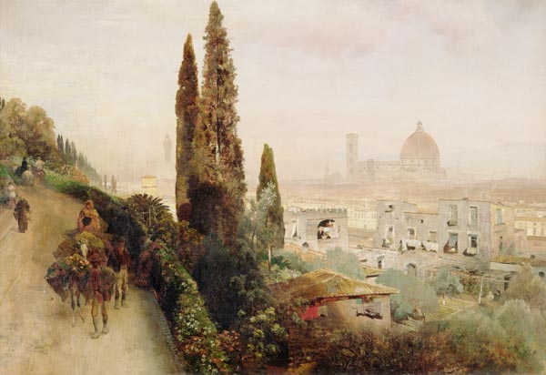 Florence od Oswald Achenbach