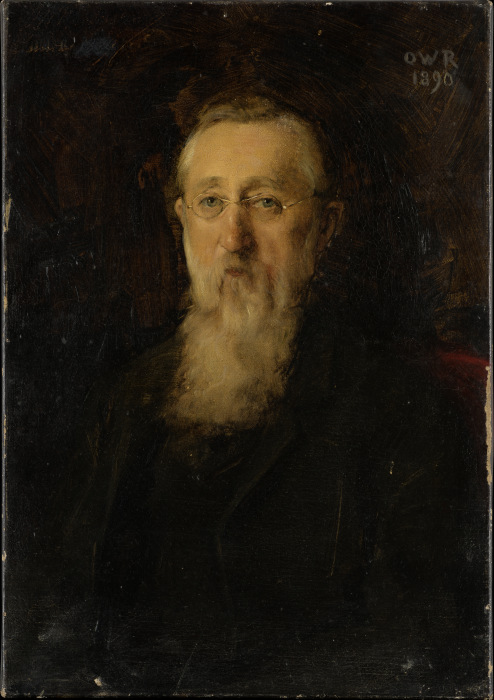 Portrait of Reinhard Roederstein (father of the painter) od Ottilie Roederstein