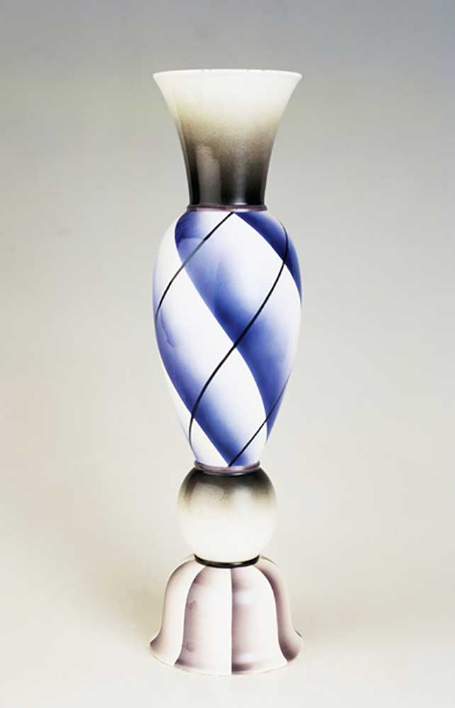 Vase, made by Keramos V H. Austria, 1923-1924 - Otto Prutscher jako tisk  anebo olejomalba