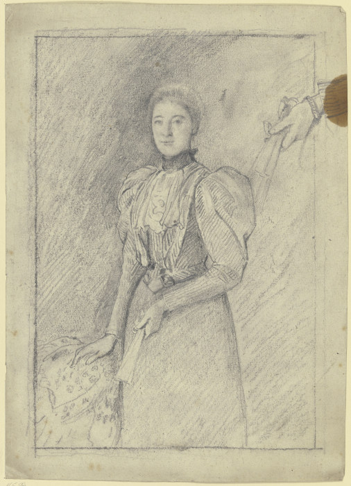 Portrait of Miss Martin od Otto Scholderer