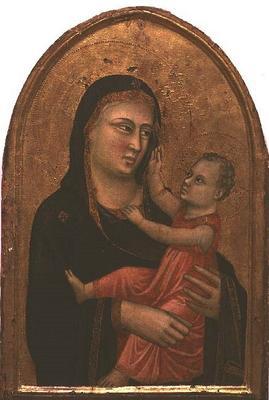 Madonna and Child (tempera on panel)