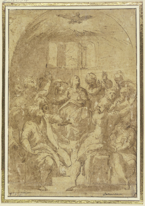 Descent of the Holy Spirit od Parmigianino