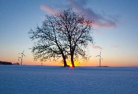 Sonnenuntergang in Brandenburg