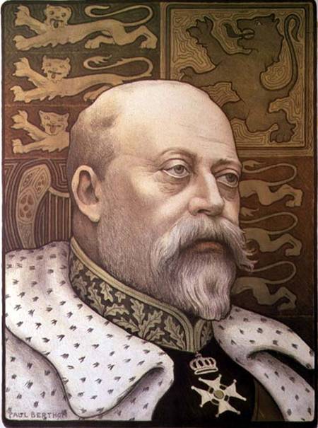 King Edward VII od Paul Berthon