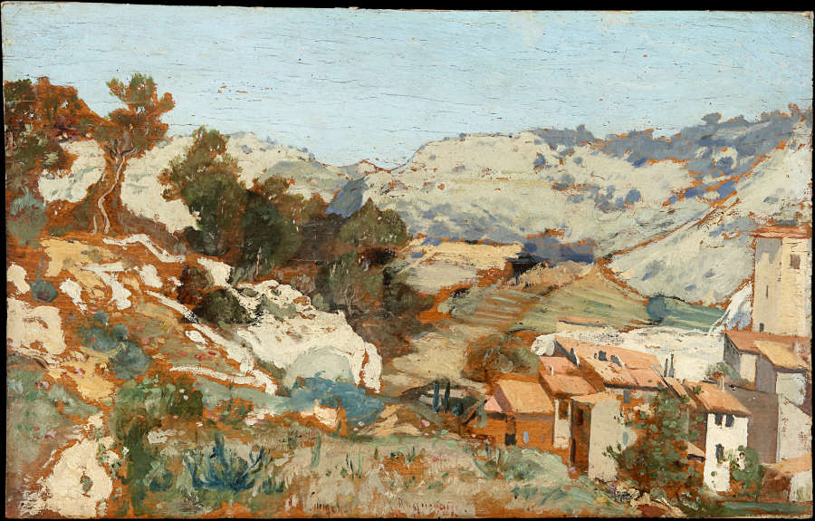 Landscape near Roquevaire in Provence od Paul Camille Guigou