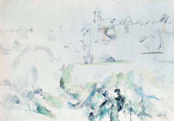 Churches and Trees od Paul Cézanne