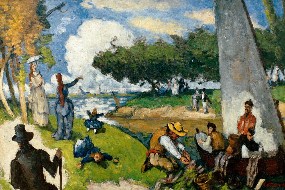 Sunday afternoon od Paul Cézanne