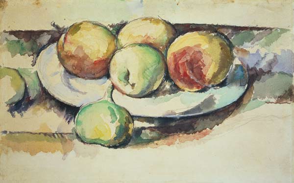 Still Life of Peaches and Figs od Paul Cézanne