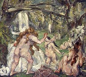 Women taking a bath od Paul Cézanne