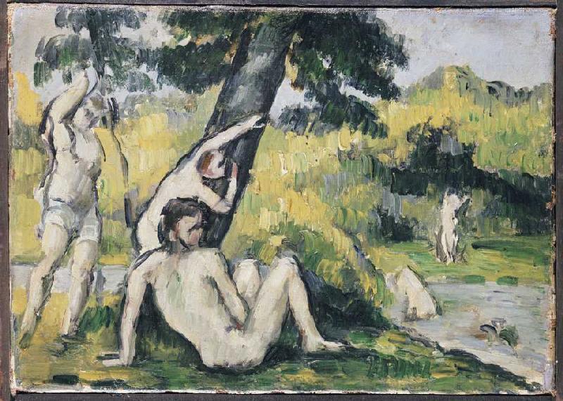 The place for bathing. od Paul Cézanne