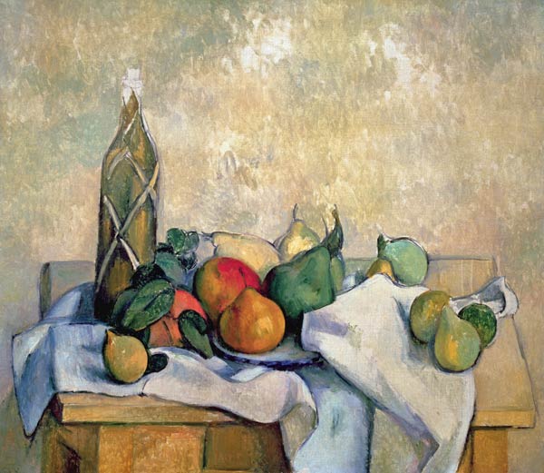 Still Life with Bottle of Liqueur od Paul Cézanne