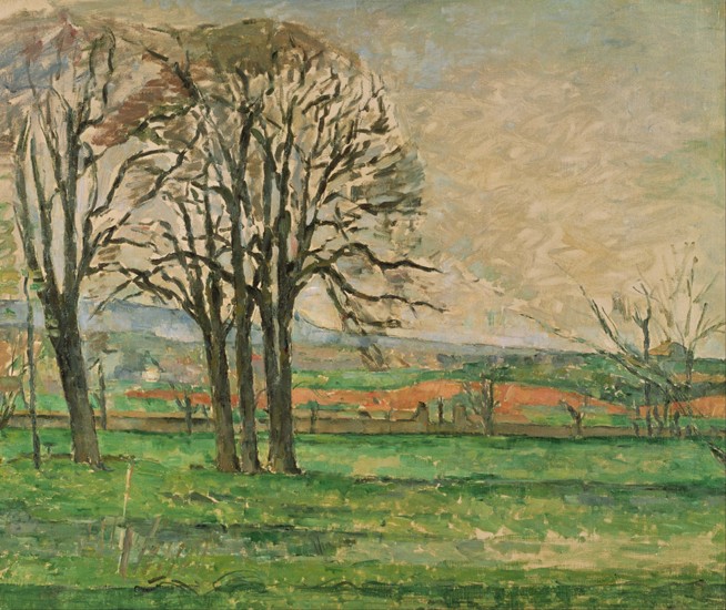 The Bare Trees at Jas de Bouffan od Paul Cézanne